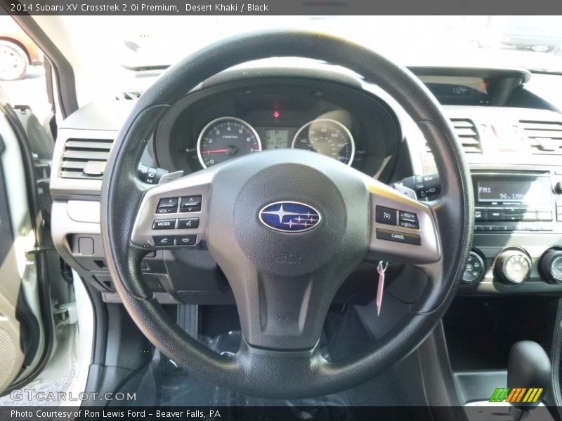 Desert Khaki / Black 2014 Subaru XV Crosstrek 2.0i Premium