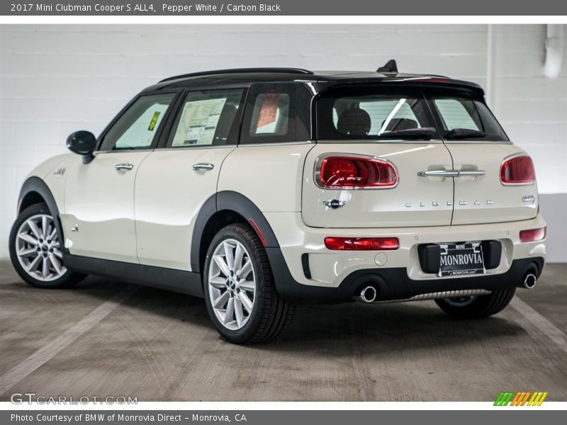 Pepper White / Carbon Black 2017 Mini Clubman Cooper S ALL4