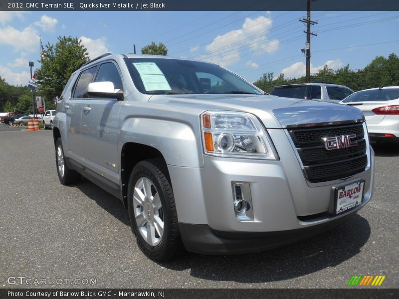 Quicksilver Metallic / Jet Black 2012 GMC Terrain SLE