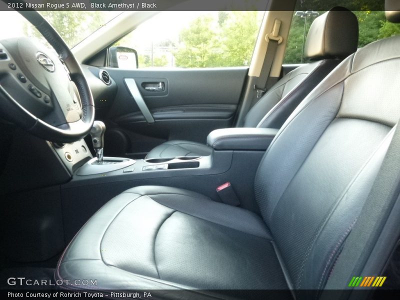 Black Amethyst / Black 2012 Nissan Rogue S AWD