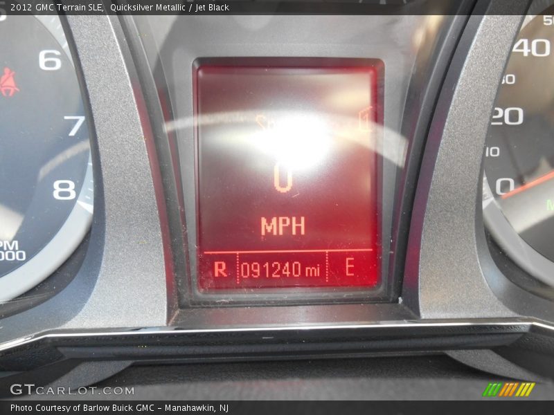 Quicksilver Metallic / Jet Black 2012 GMC Terrain SLE