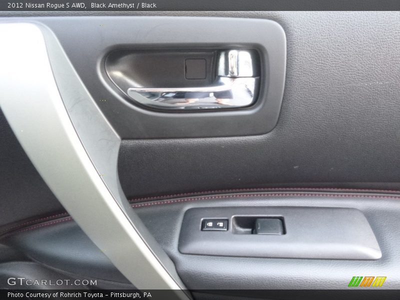 Black Amethyst / Black 2012 Nissan Rogue S AWD