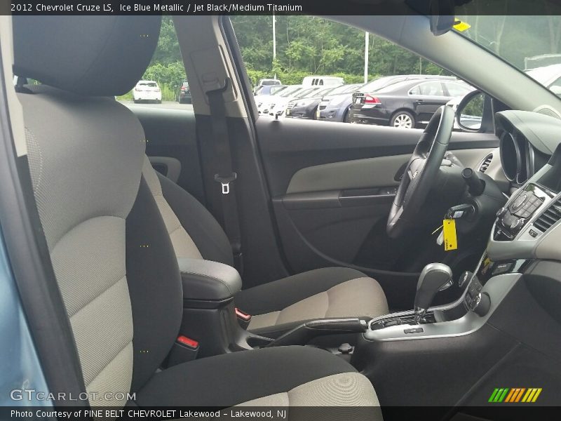 Ice Blue Metallic / Jet Black/Medium Titanium 2012 Chevrolet Cruze LS