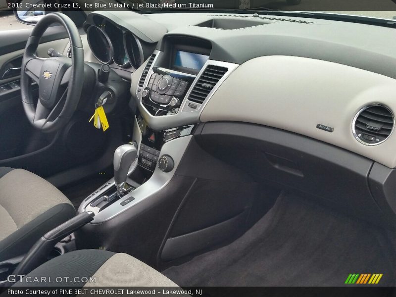 Ice Blue Metallic / Jet Black/Medium Titanium 2012 Chevrolet Cruze LS
