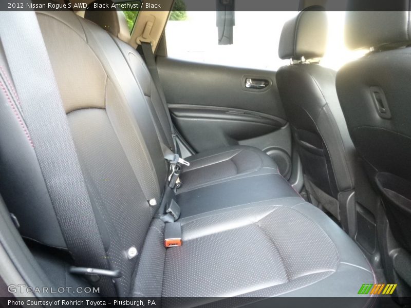 Black Amethyst / Black 2012 Nissan Rogue S AWD