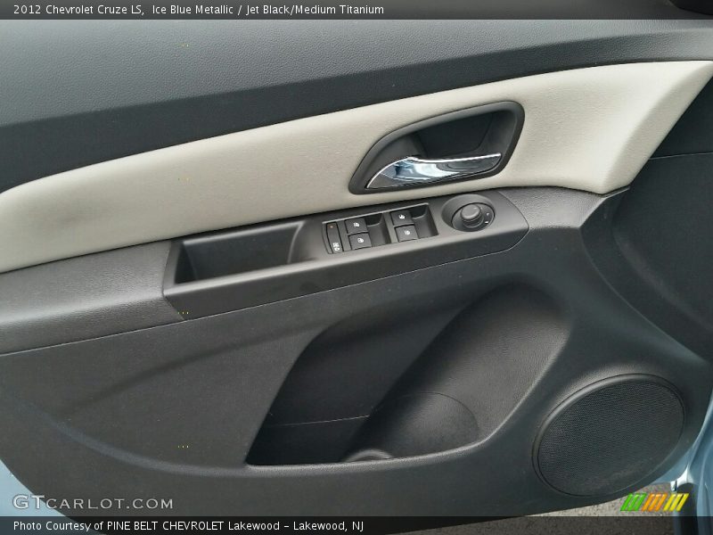 Ice Blue Metallic / Jet Black/Medium Titanium 2012 Chevrolet Cruze LS