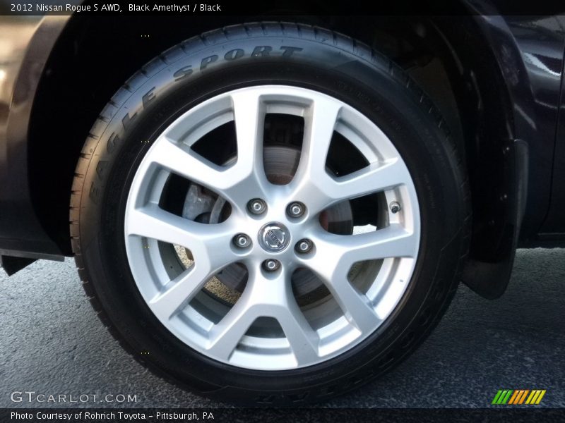 Black Amethyst / Black 2012 Nissan Rogue S AWD