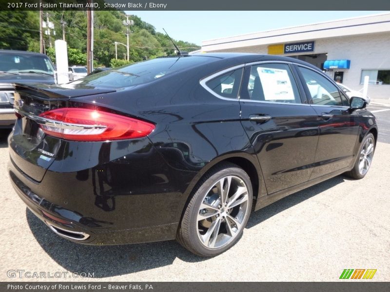 Shadow Black / Ebony 2017 Ford Fusion Titanium AWD