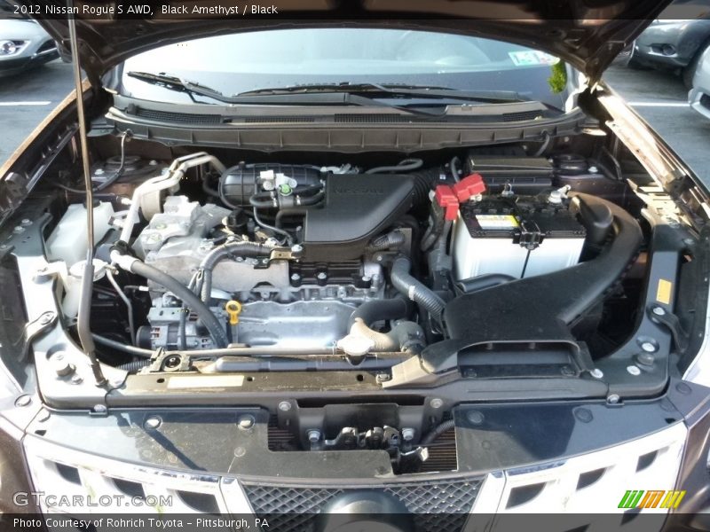 Black Amethyst / Black 2012 Nissan Rogue S AWD