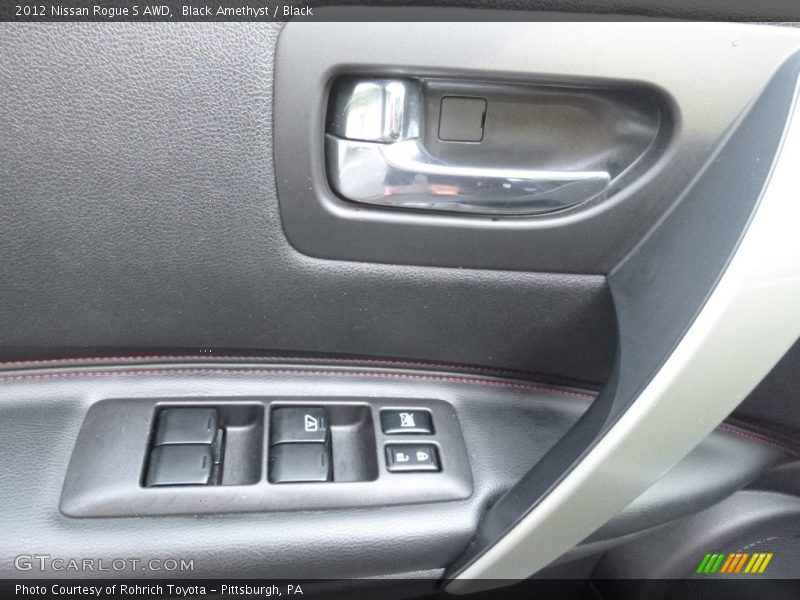 Black Amethyst / Black 2012 Nissan Rogue S AWD