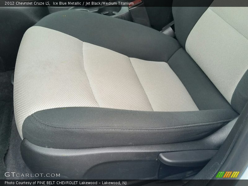 Ice Blue Metallic / Jet Black/Medium Titanium 2012 Chevrolet Cruze LS