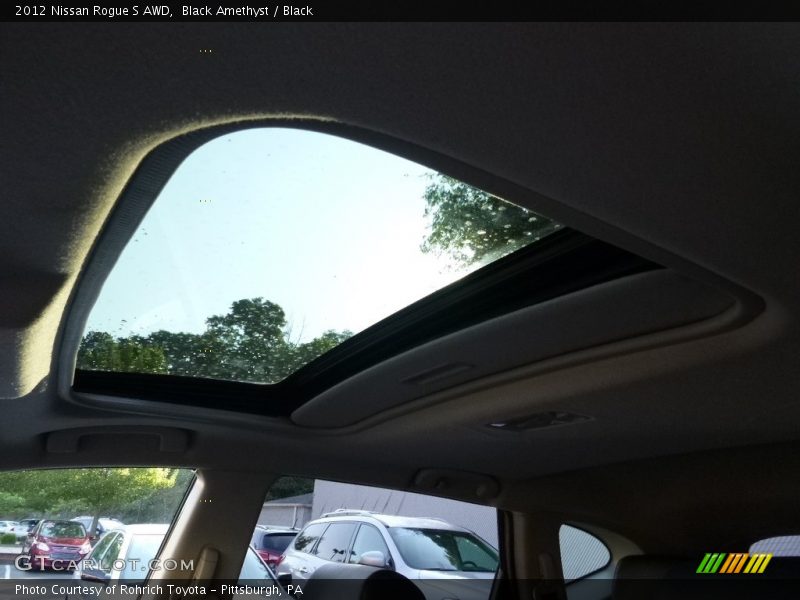 Black Amethyst / Black 2012 Nissan Rogue S AWD