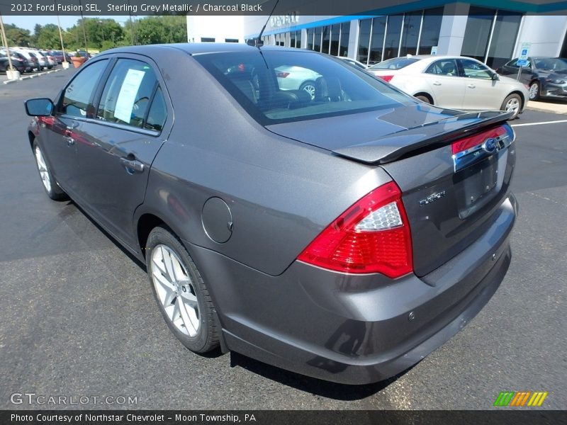 Sterling Grey Metallic / Charcoal Black 2012 Ford Fusion SEL