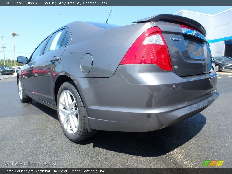 Sterling Grey Metallic / Charcoal Black 2012 Ford Fusion SEL