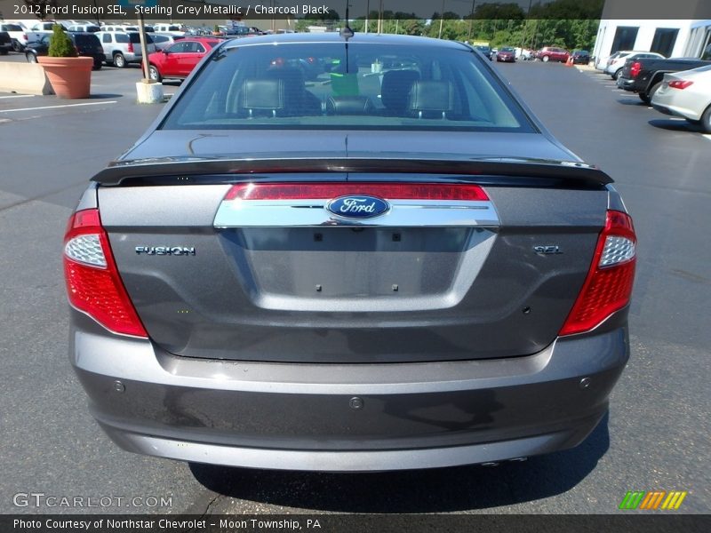 Sterling Grey Metallic / Charcoal Black 2012 Ford Fusion SEL