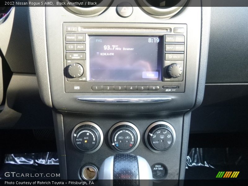 Black Amethyst / Black 2012 Nissan Rogue S AWD