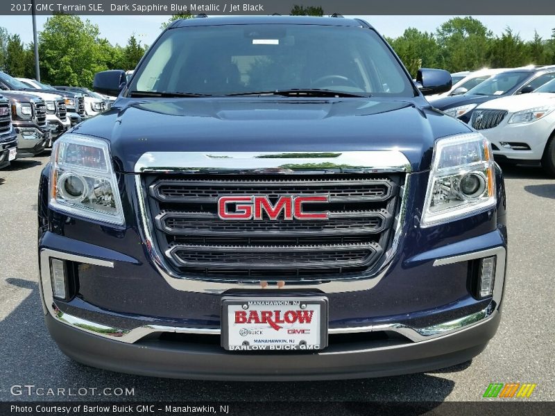 Dark Sapphire Blue Metallic / Jet Black 2017 GMC Terrain SLE