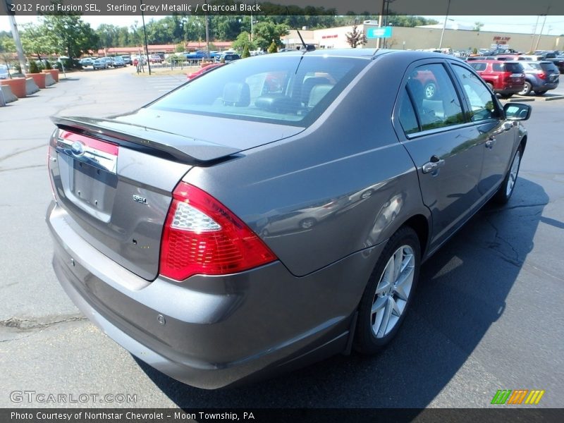 Sterling Grey Metallic / Charcoal Black 2012 Ford Fusion SEL