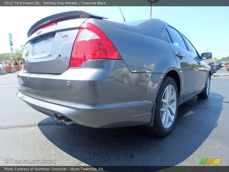 Sterling Grey Metallic / Charcoal Black 2012 Ford Fusion SEL