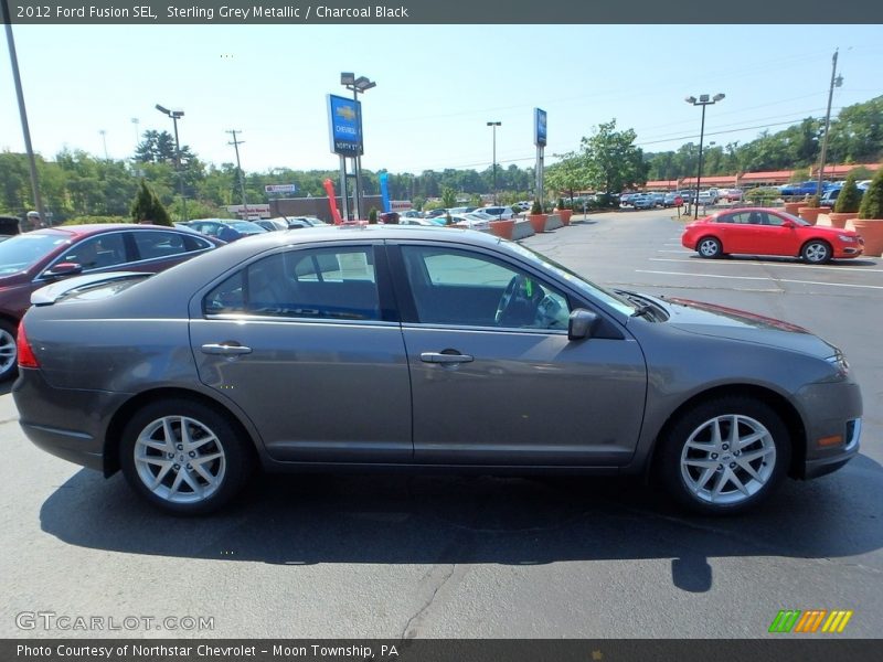 Sterling Grey Metallic / Charcoal Black 2012 Ford Fusion SEL