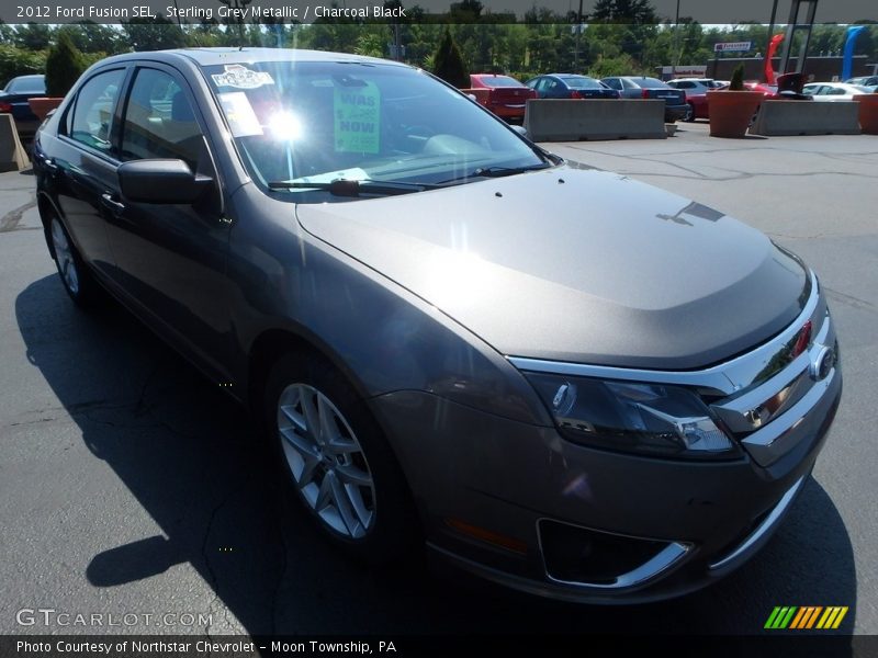 Sterling Grey Metallic / Charcoal Black 2012 Ford Fusion SEL