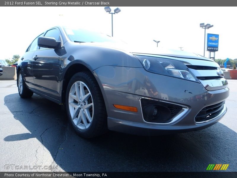Sterling Grey Metallic / Charcoal Black 2012 Ford Fusion SEL