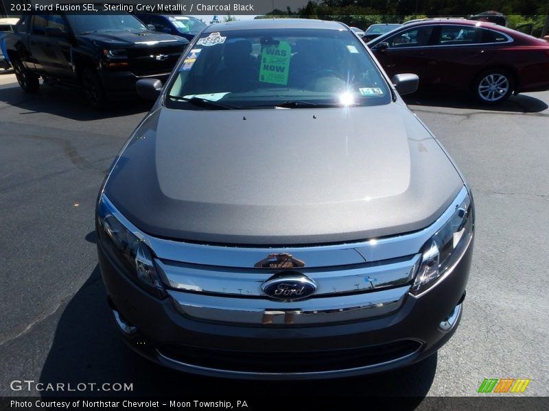 Sterling Grey Metallic / Charcoal Black 2012 Ford Fusion SEL