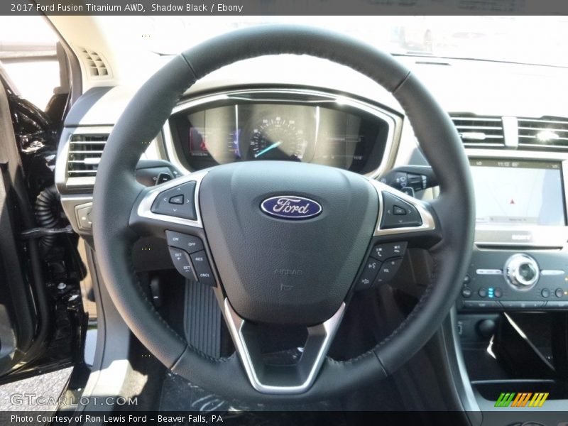 Shadow Black / Ebony 2017 Ford Fusion Titanium AWD