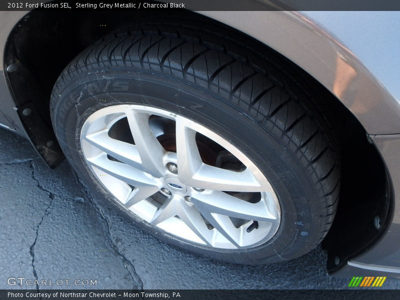 Sterling Grey Metallic / Charcoal Black 2012 Ford Fusion SEL