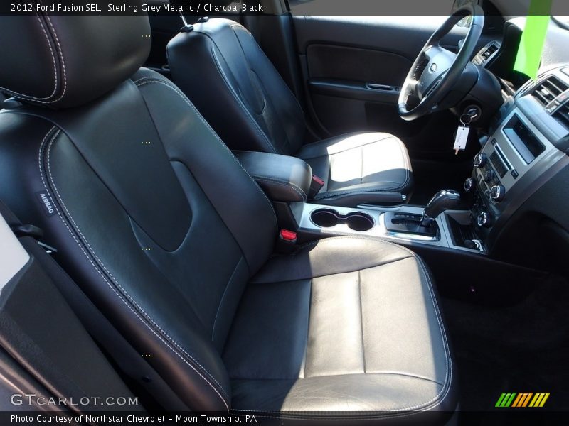 Sterling Grey Metallic / Charcoal Black 2012 Ford Fusion SEL