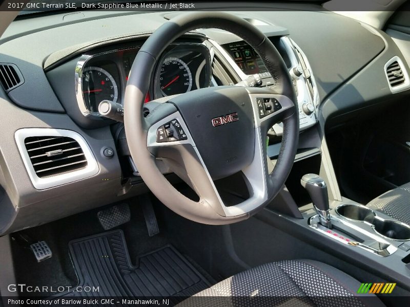 Dark Sapphire Blue Metallic / Jet Black 2017 GMC Terrain SLE