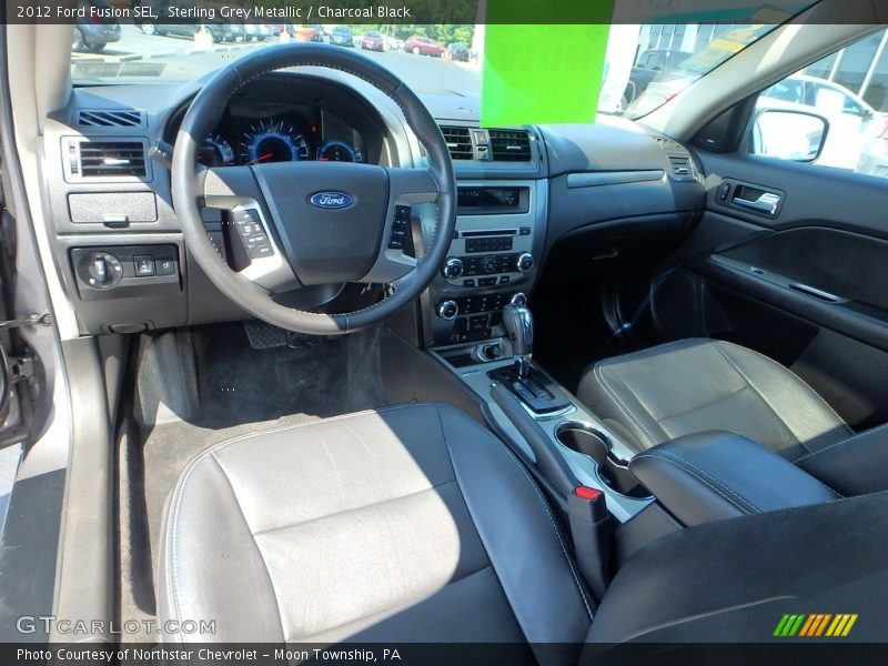 Sterling Grey Metallic / Charcoal Black 2012 Ford Fusion SEL