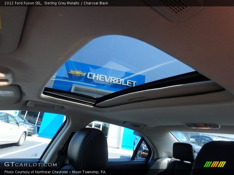 Sterling Grey Metallic / Charcoal Black 2012 Ford Fusion SEL