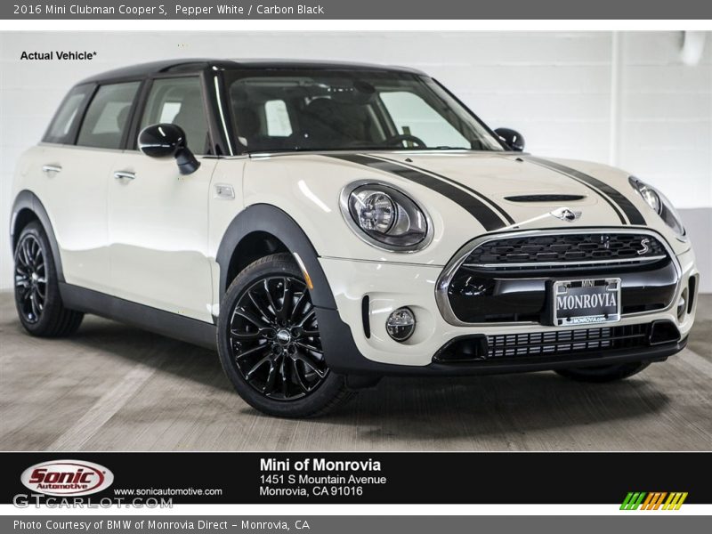 Pepper White / Carbon Black 2016 Mini Clubman Cooper S