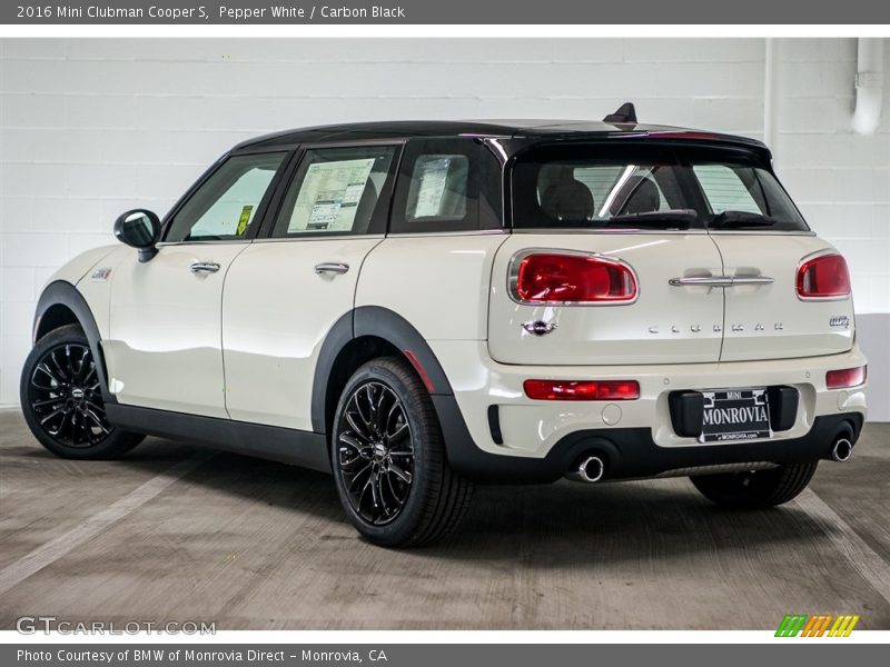 Pepper White / Carbon Black 2016 Mini Clubman Cooper S