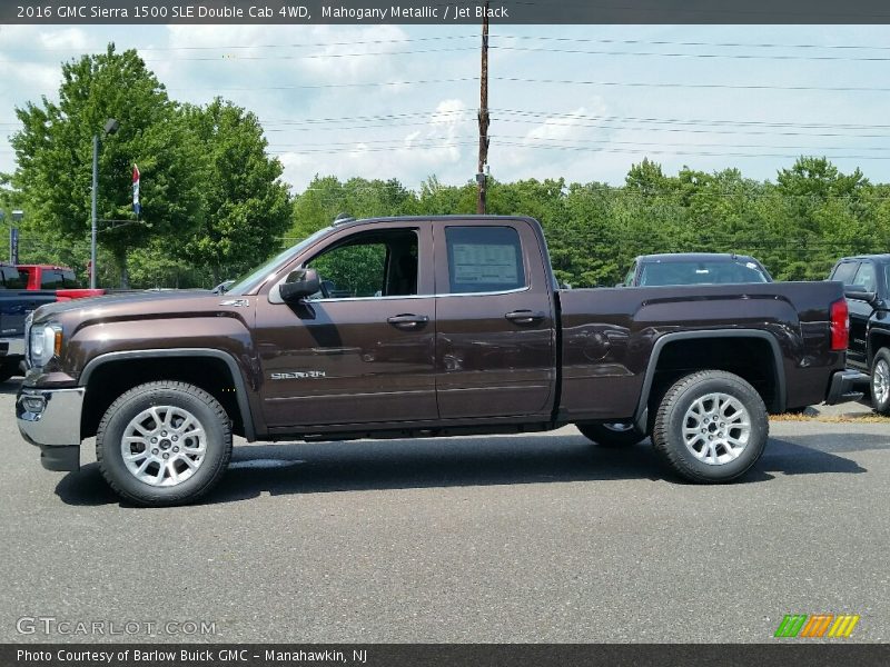 Mahogany Metallic / Jet Black 2016 GMC Sierra 1500 SLE Double Cab 4WD