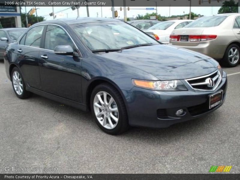 Carbon Gray Pearl / Quartz Gray 2006 Acura TSX Sedan