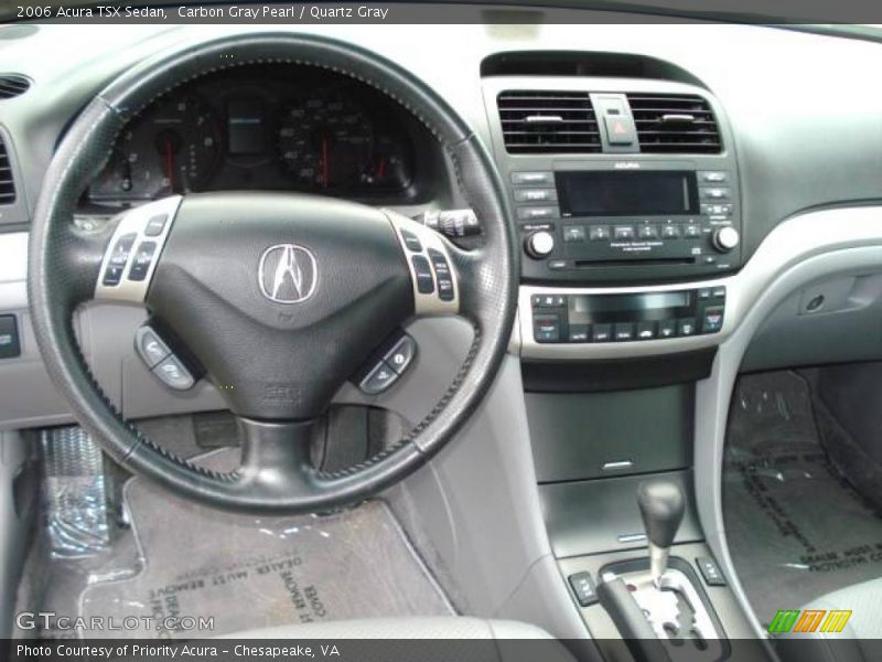 Carbon Gray Pearl / Quartz Gray 2006 Acura TSX Sedan