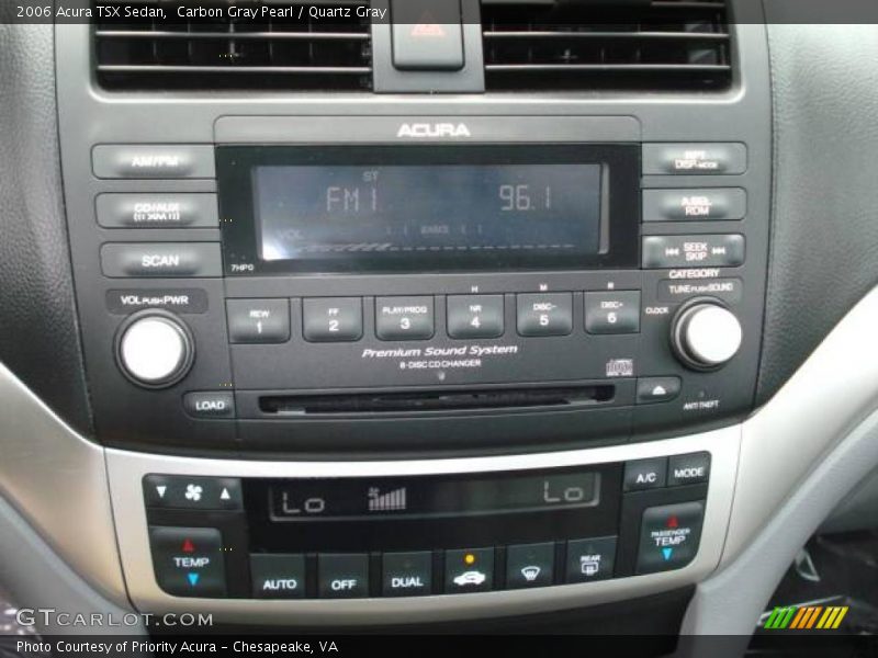 Carbon Gray Pearl / Quartz Gray 2006 Acura TSX Sedan