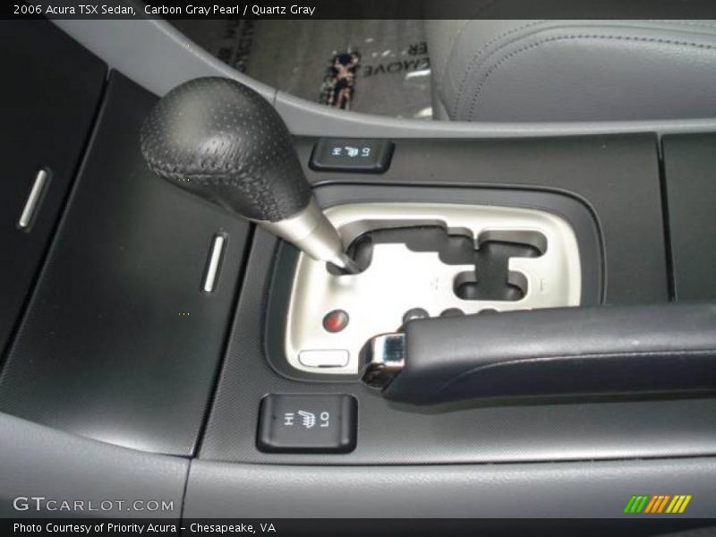 Carbon Gray Pearl / Quartz Gray 2006 Acura TSX Sedan