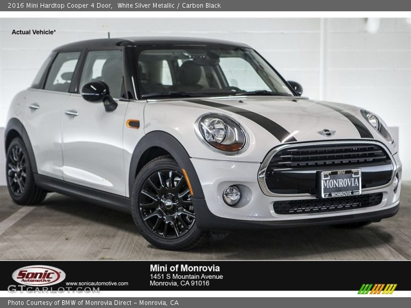 White Silver Metallic / Carbon Black 2016 Mini Hardtop Cooper 4 Door