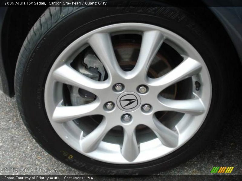 Carbon Gray Pearl / Quartz Gray 2006 Acura TSX Sedan