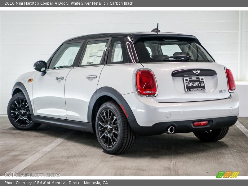 White Silver Metallic / Carbon Black 2016 Mini Hardtop Cooper 4 Door