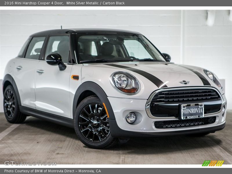 White Silver Metallic / Carbon Black 2016 Mini Hardtop Cooper 4 Door