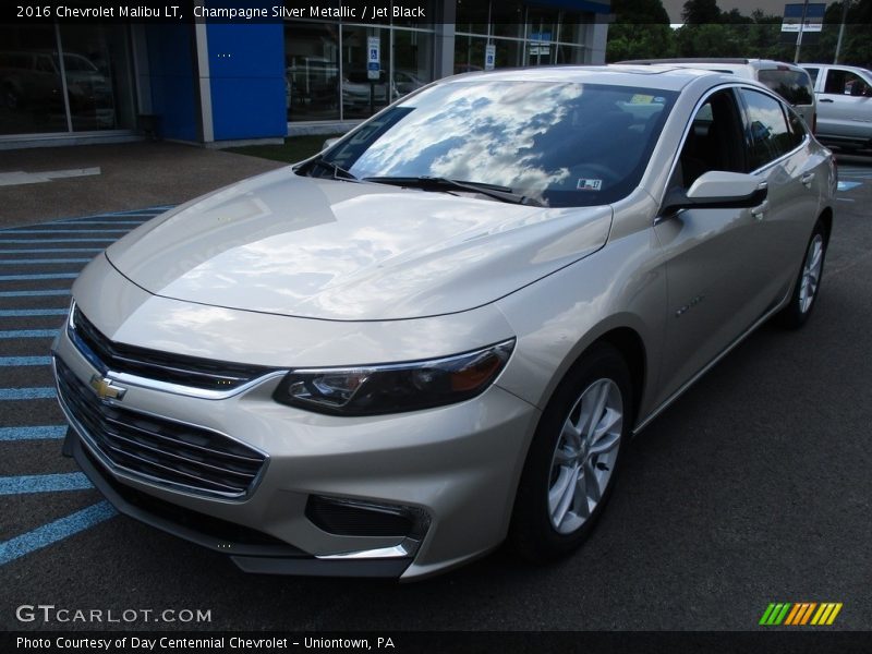 Champagne Silver Metallic / Jet Black 2016 Chevrolet Malibu LT