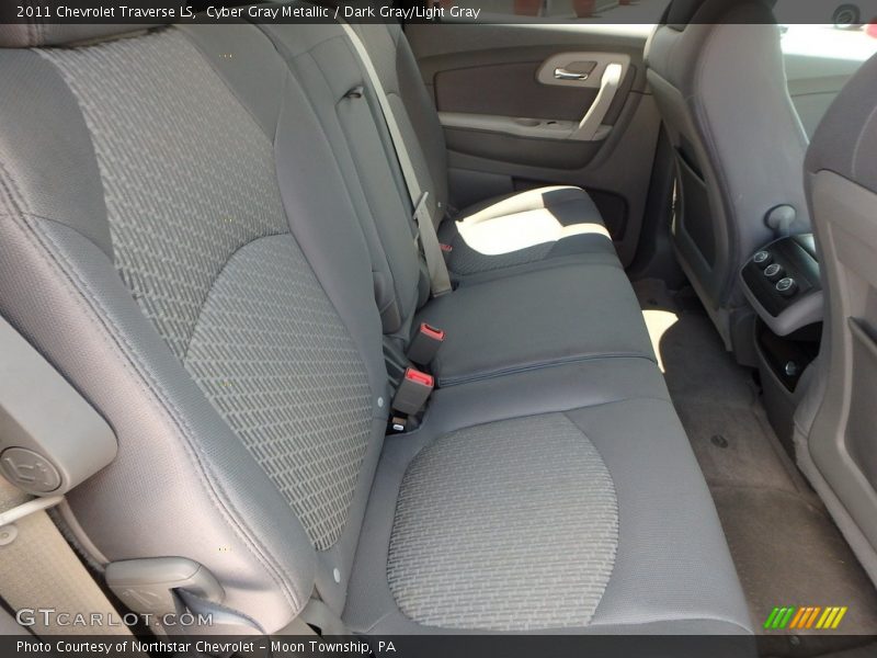Cyber Gray Metallic / Dark Gray/Light Gray 2011 Chevrolet Traverse LS
