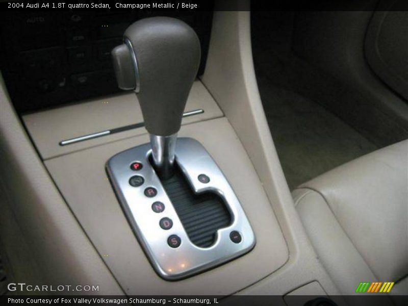 Champagne Metallic / Beige 2004 Audi A4 1.8T quattro Sedan