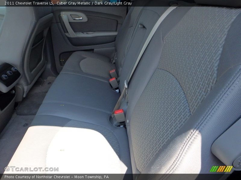 Cyber Gray Metallic / Dark Gray/Light Gray 2011 Chevrolet Traverse LS