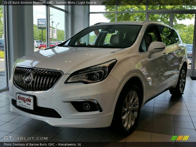 Summit White / Light Neutral 2016 Buick Envision Premium AWD
