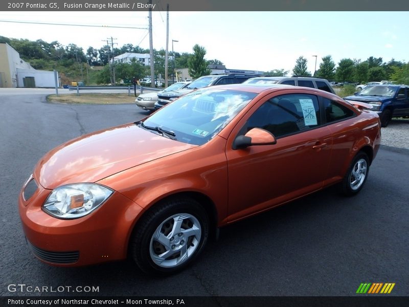 Fusion Orange Metallic / Ebony 2007 Pontiac G5